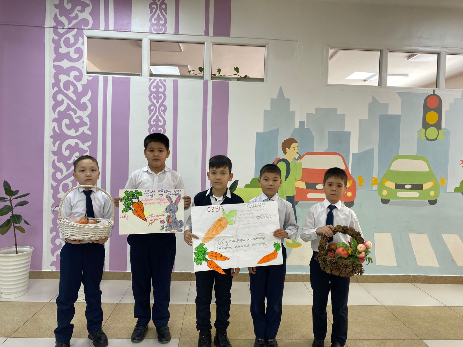 "Қырыққабат пен сәбіздің құрамындағы дәрумен" тақырыбында іс-шара өтілді.